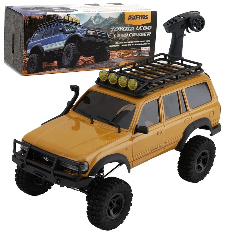 2024 Nieuwe Fms 1 18 Fcx18 Toyoto Land Cruiser 80 Lc80 Off Road Voertuig Elektrische Afstandsbediening Rc Rock Crawler 4X4 Rtr Hobby Speelgoed