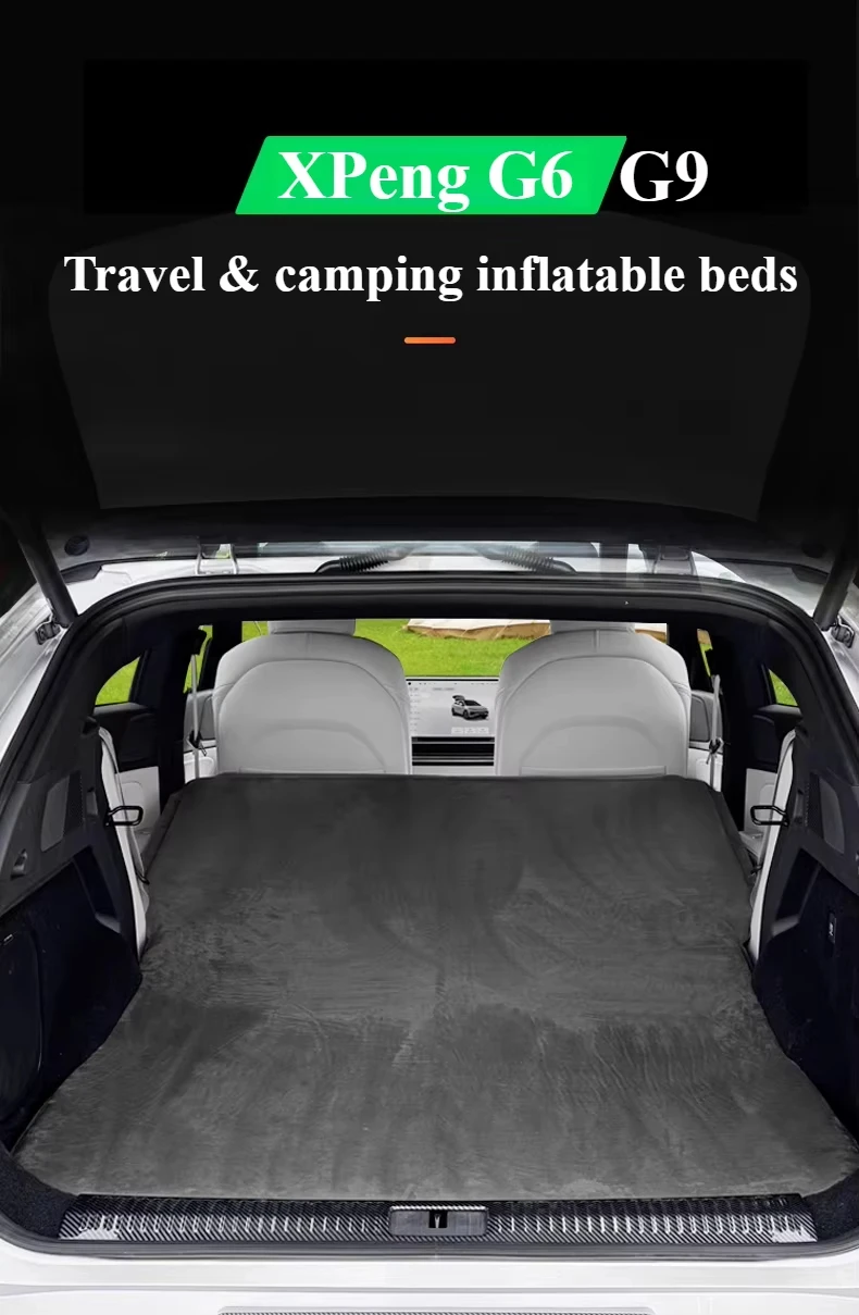 

Car Air Mattress Inflatable Camping Bed Waterproof Tailored Fit Trunk Sleep Pad Travel Accessories for Xiaopeng G6 G9