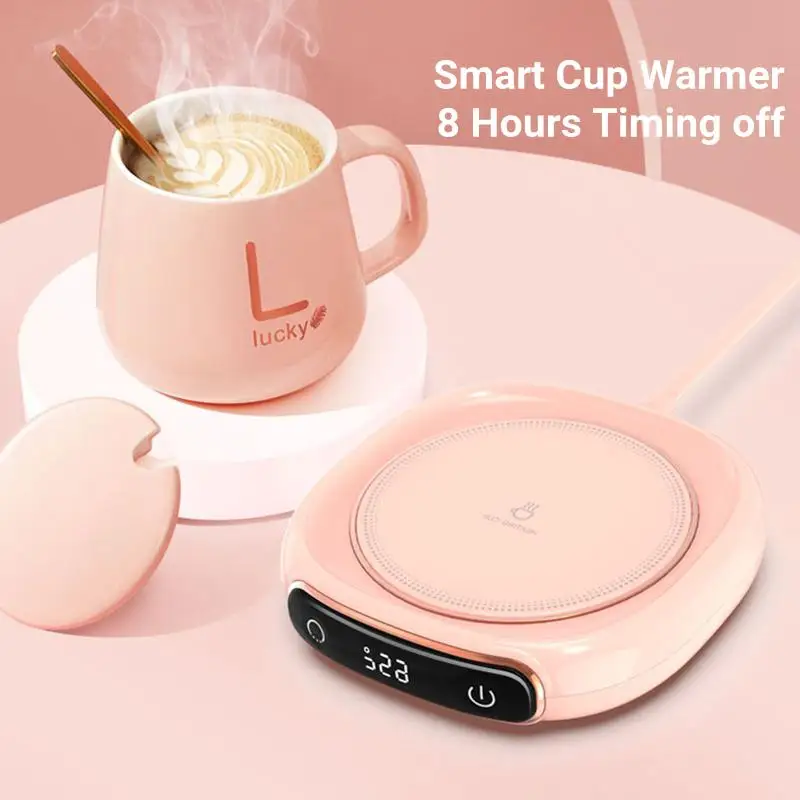 Coaster quente para caneca de café, Smart Heating Cup, isolamento térmico, temperatura constante, almofada de aquecimento, Desktop Warmer