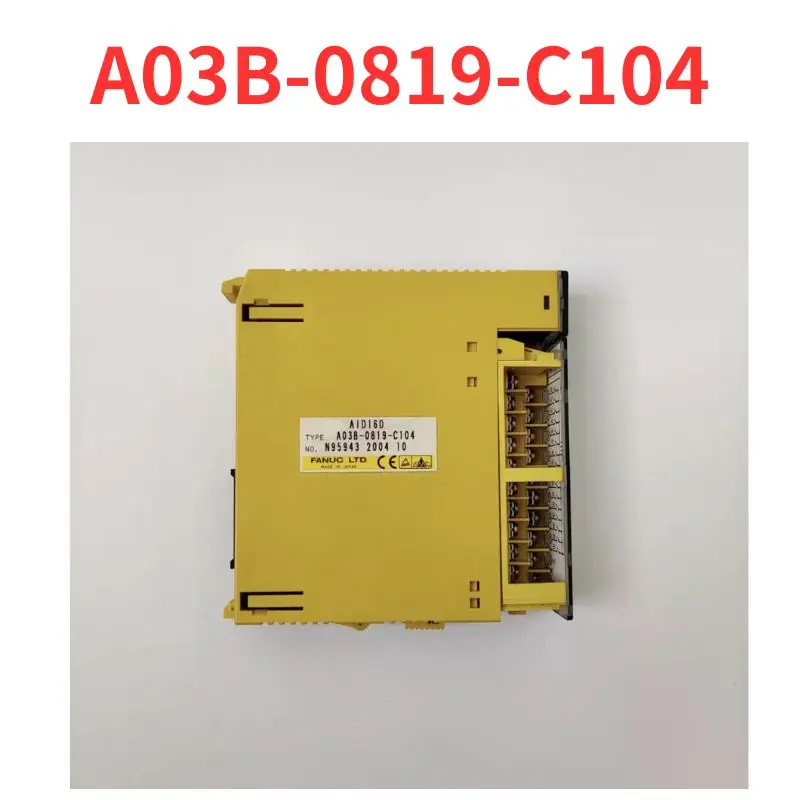 Used    IO module     A03B-0819-C104  ,    function well    test OK Fast Shipping