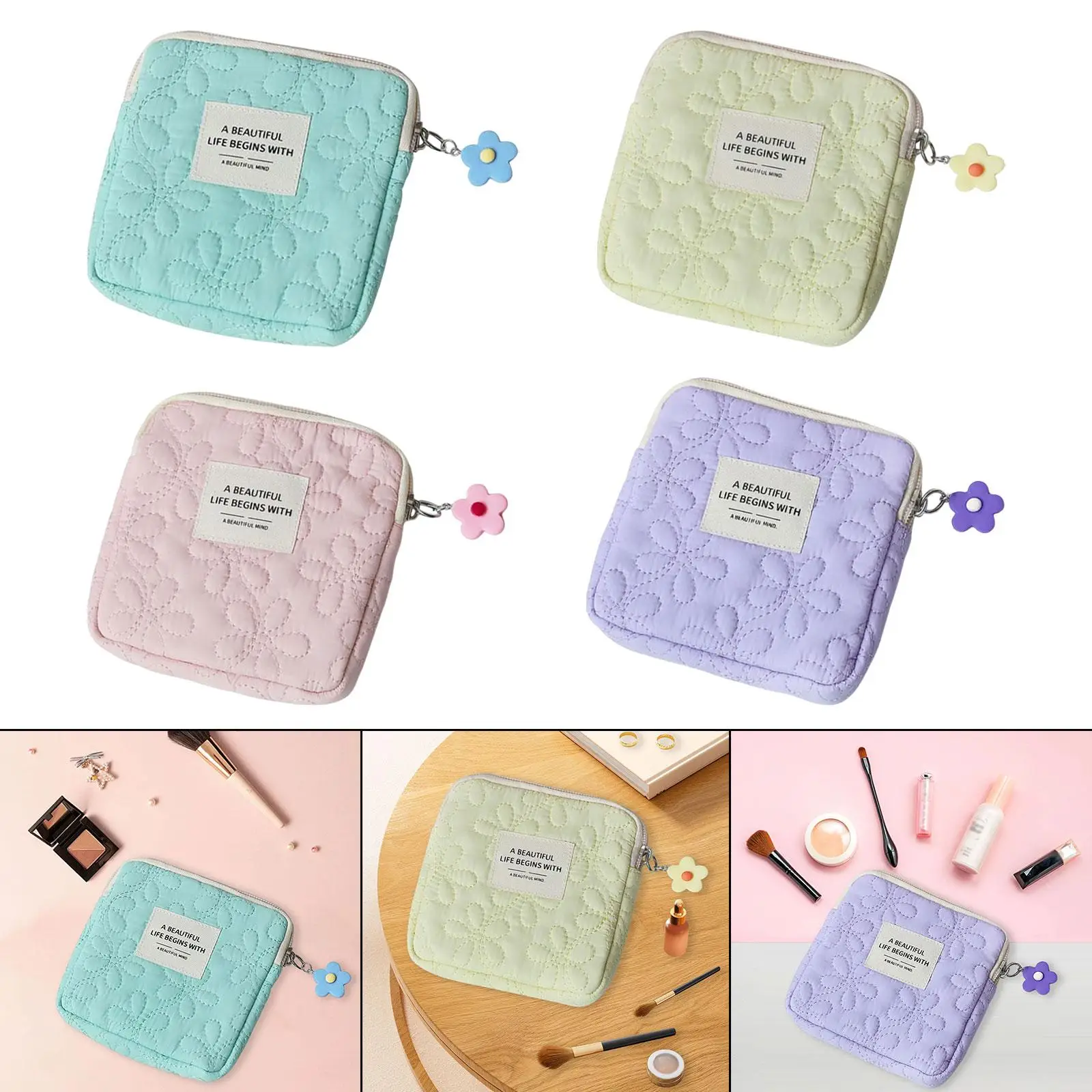 

Сумка для хранения салфеток, маленькая косметичка, дорожный аксессуар, милая многоразовая мода