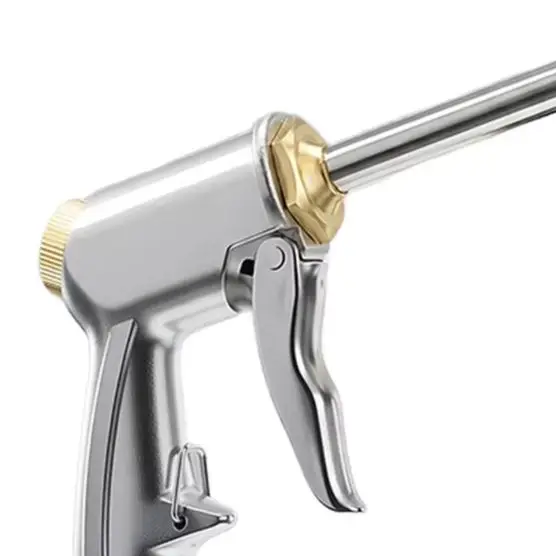 High Pressure Adjustable Garden Sprayer Nozzle Alloy Water Hose For Car Lawn Cleaning Irrigation Tool Accessories
