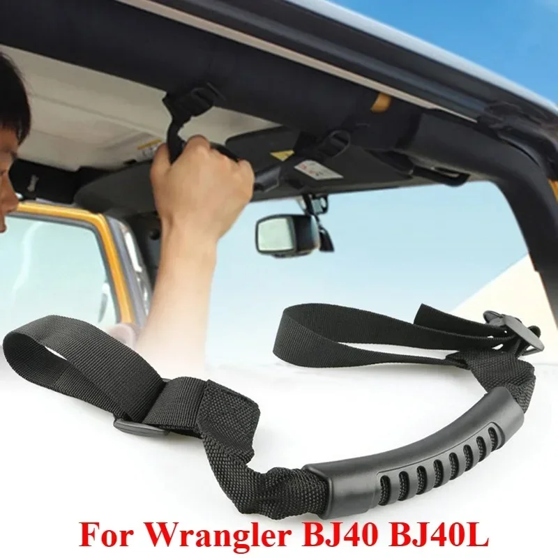 Soporte de mango de agarre para motocicleta, accesorios deportivos para Wrangler BJ40 BJ40L, 1 piezas