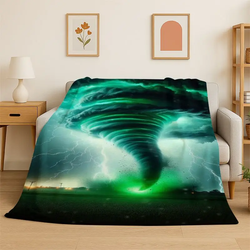 Dragon China Loong Cartoon Flannel Blanket Soft Throw Blanket for Bedroom Living Room Bed Travel Camping Picnic Nap Cover Gift