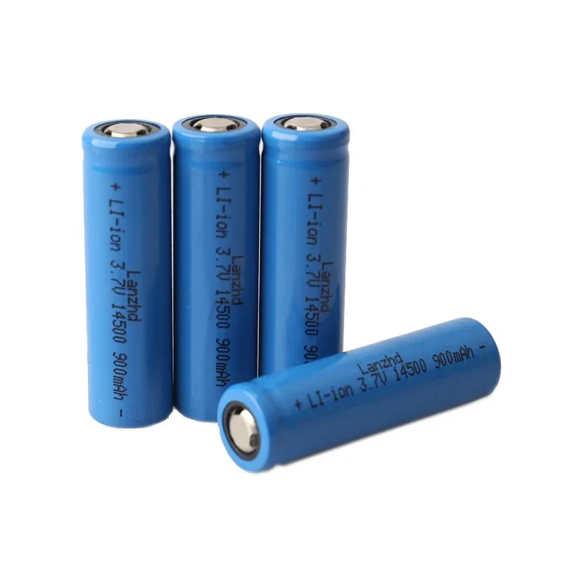 1-24pcs 14500 900mAh 3.7V Li-ion Rechargeable Batteries AA Battery Lithium Cell for Led Flashlight Headlamps Torch Mouse