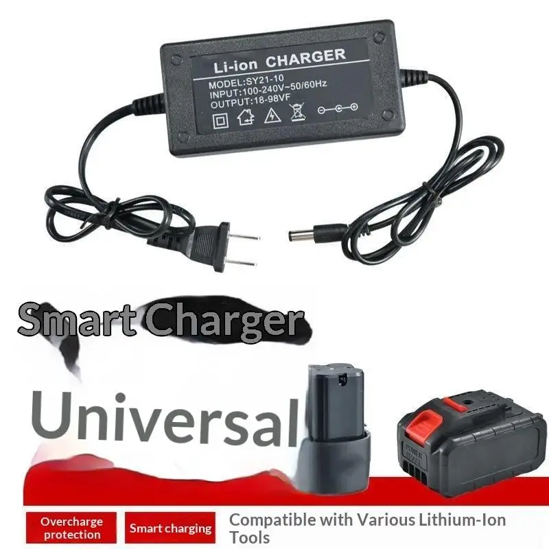 1Pcs 21V1A Lithium Battery Charger Converter Power Adapter 5.5mm DC Plug Power Supply Adapter DIY Accessories