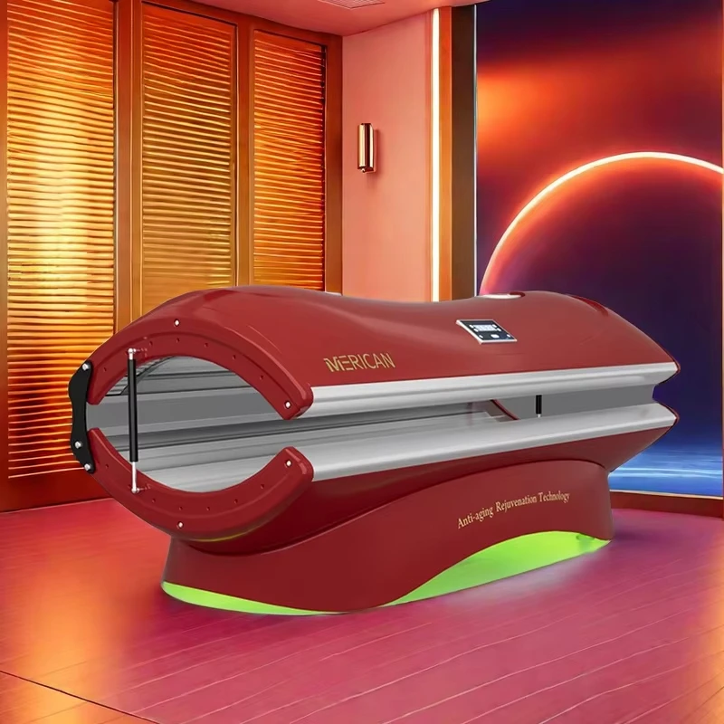 MERICAN Full Body Red Infrared Light Therapy Device for Home Use Be auty Equipment with Red Light Therapi Bed