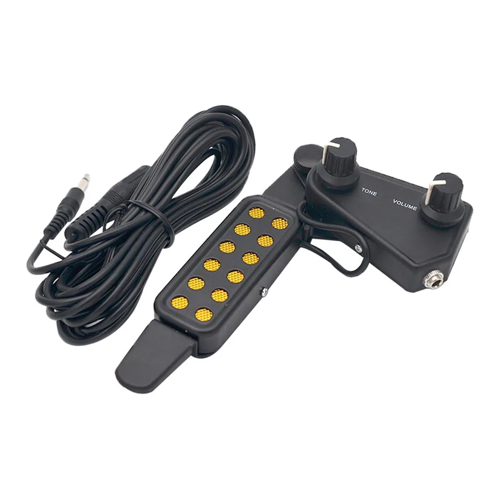 

1 Set Guitar Pickup Multipurpose Acoustic Instrument Folk Guitar Sound Hole Pickup Piezo Transducer for Amplifier Connection