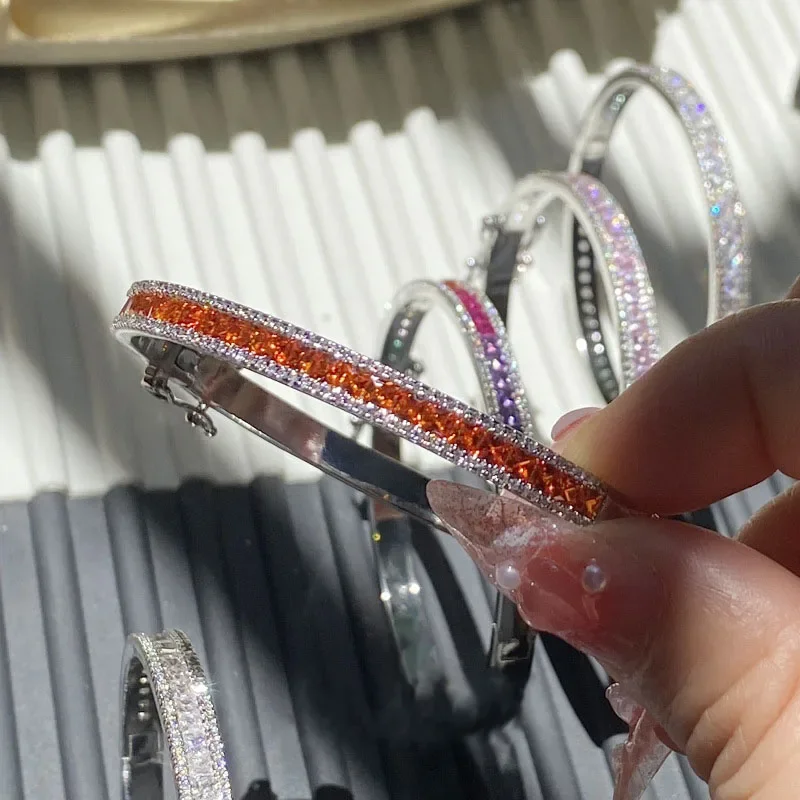 2023 Trending Luxury Vintage Fashionable Color Closed Mouth Women\'s Bracelet Jewelry Adjustable Party Gift Be Engaged