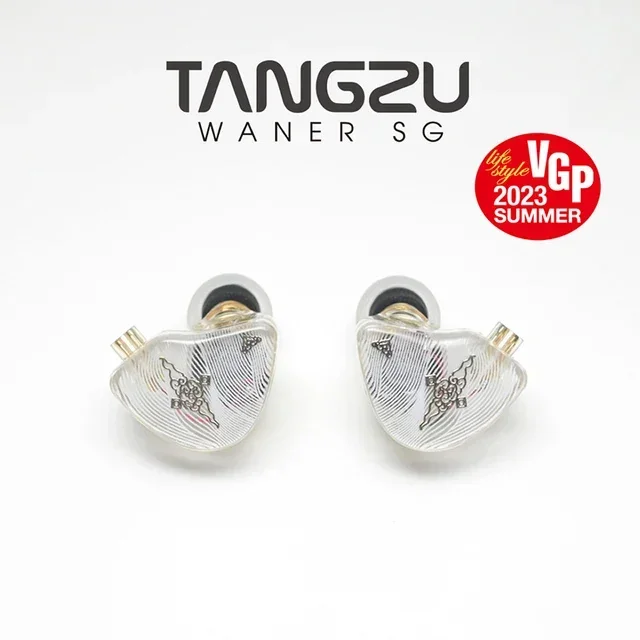 TANGZU WAN ER SG 10 مللي متر سائق ديناميكي HIFI داخل الأذن سماعة IEM مراقب سماعات أذن قابلة للفصل 2Pin سماعات مع ميكروفون KZ #4