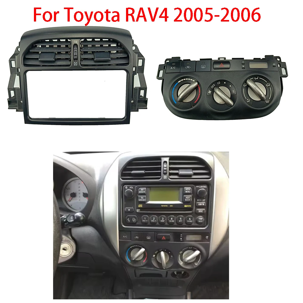

Air Vent Panel Cover A/C Air Conditioner Outlet Frame Vents Car Accessories For Toyota RAV4 2005-2006