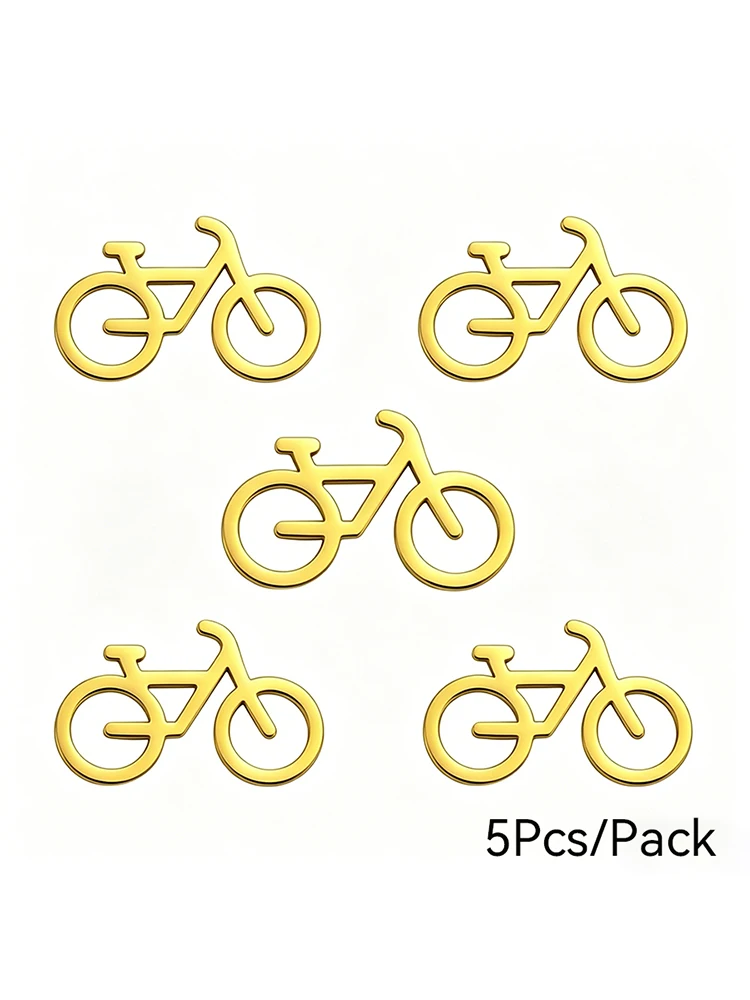 AliExpress NONE New 5Pcs/Pack Bicycle Accessories For Jewelry Making Golden Silvery Stainless Steel Unfade DIY Bracelet Necklace Wholesale