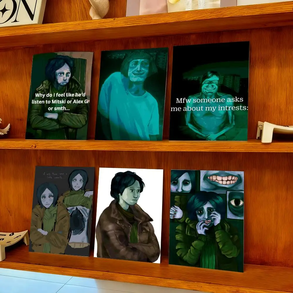 Honor Game N-No، أنا لست Human-MT ملصق قماش HD ملصق جدار الفن الداخلي المدخل ديكور المنزل عطلة