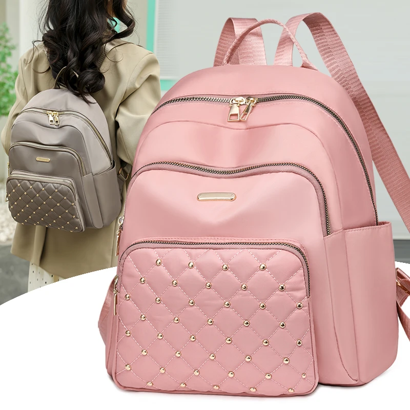 2024 Fashion Backpack Women\'s Bag Large Capacity and High-quality Hot Selling Free Shipping Oxford Cloth Waterproof Fabric