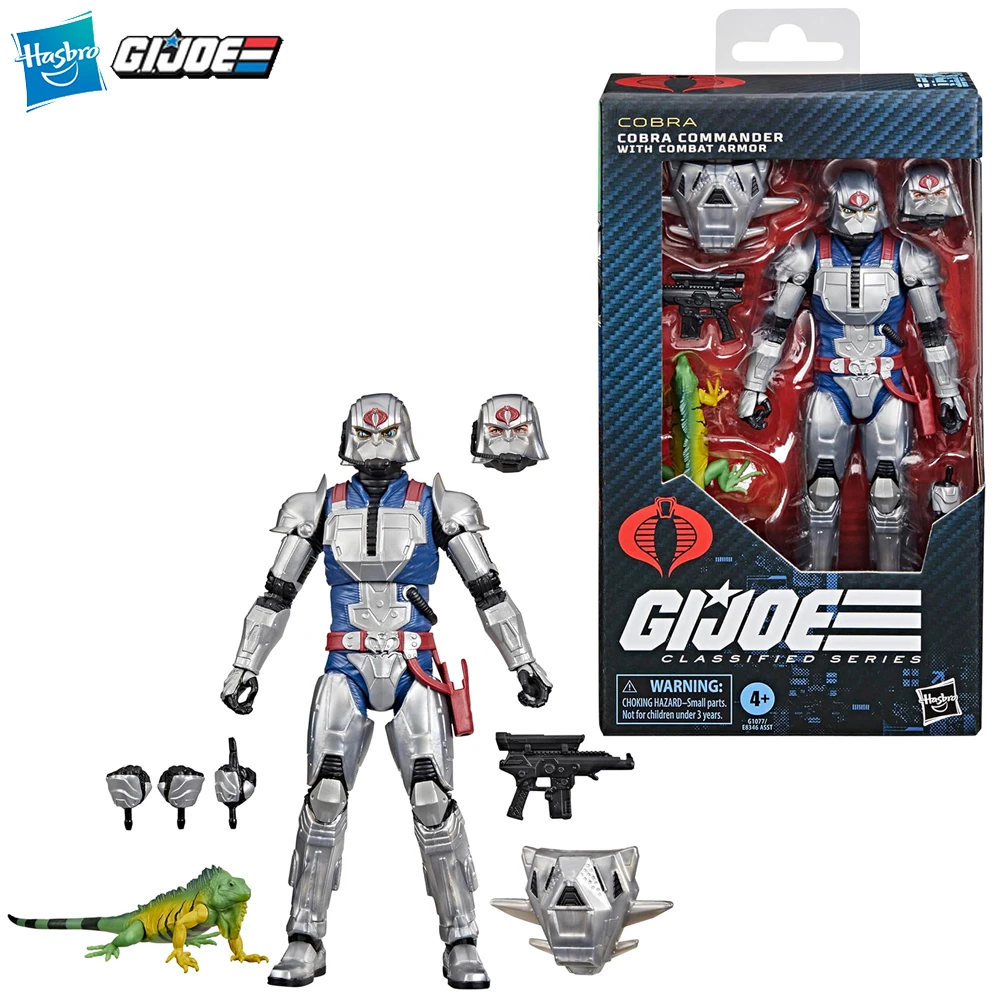 

[В наличии] Hasbro G.I. Серия Joe Classified # 168 Командир Кобра с боевой броней, 15 см, красивая фигурка, модель робота, игрушки