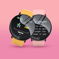 D18 Macaron Color Kids Watch Smart Watch Men Women Sport Smartwatch Fitness Tracker Electronic Clock Digital Waterproof Watches