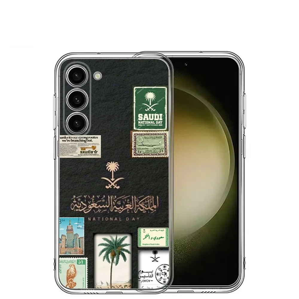 Salman Saudi Arabia Phone Case For Samsung Galaxy A71,70,52,40,51,31,A50,21S,30S,Note20,Transparent ,Cover