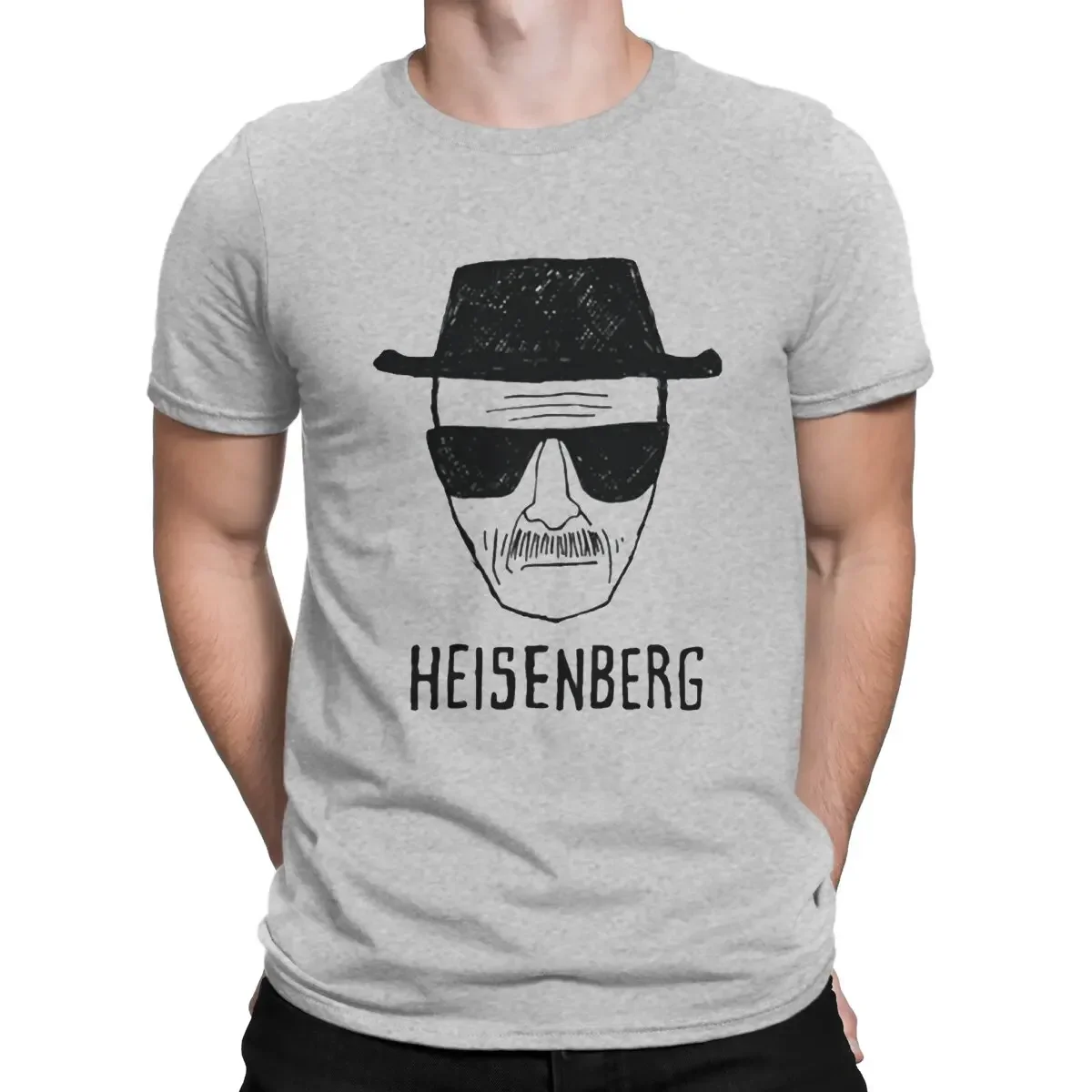 2024 Asethetic Men T Shirt Breaking Bad Walter White TV Men's TShirt Heinsenberg Individuality Short Sleeves Pure Cotton Tops