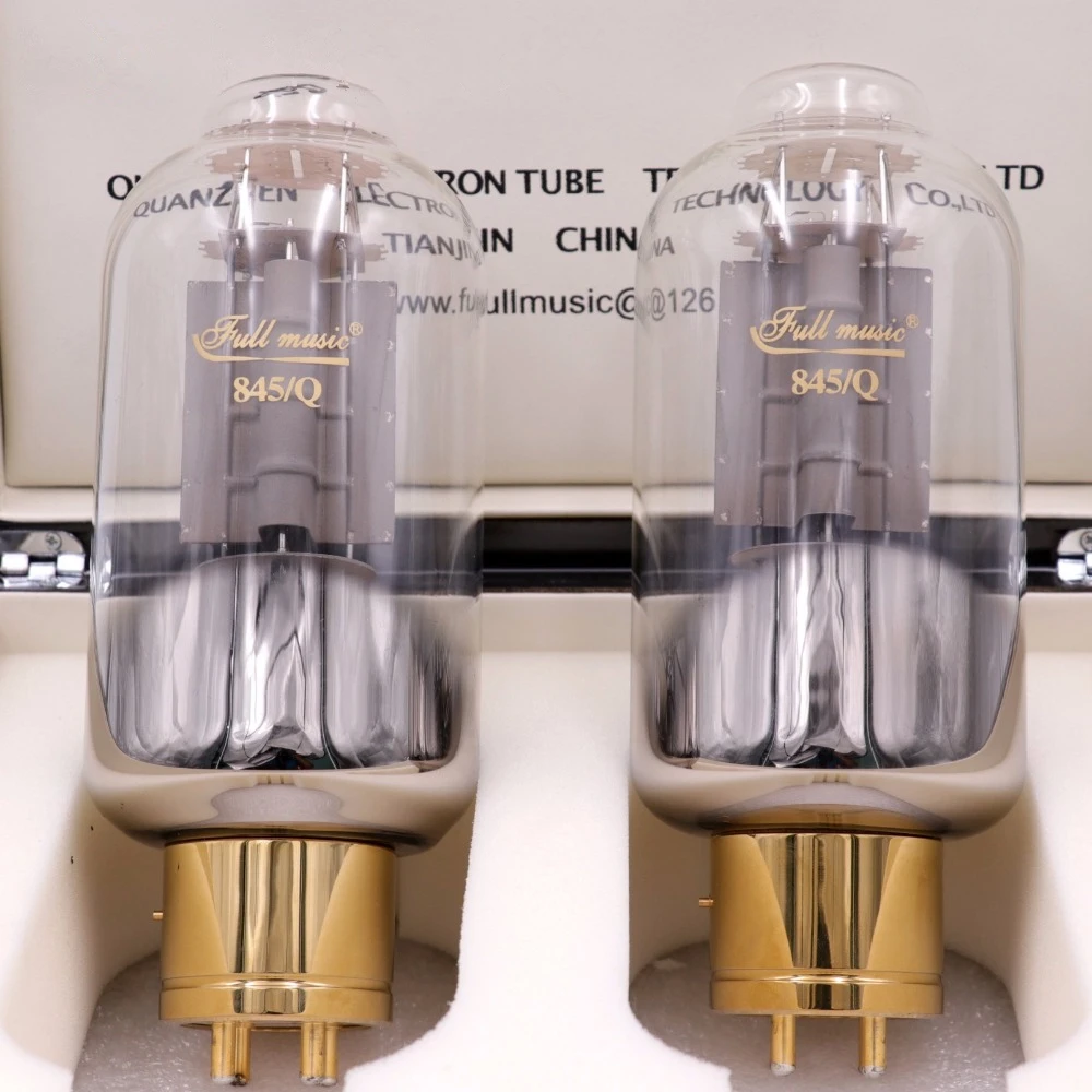 T-057 Fullmusic Premium 845/Q 845Q Vacuum Tube Unique Carbon Plate 845CNE Upgrade Replace 845 845B Tubes Factory Matched Pair