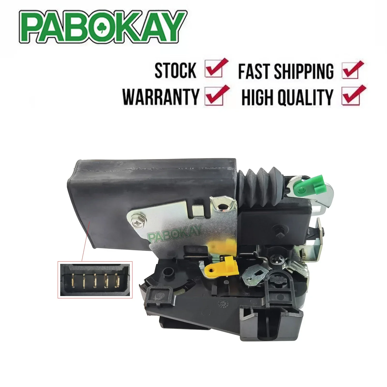 

1 шт. x защелка замка передней левой двери водителя для Dacia Duster RENAULT 2007-2018 5-контактный 8200735225