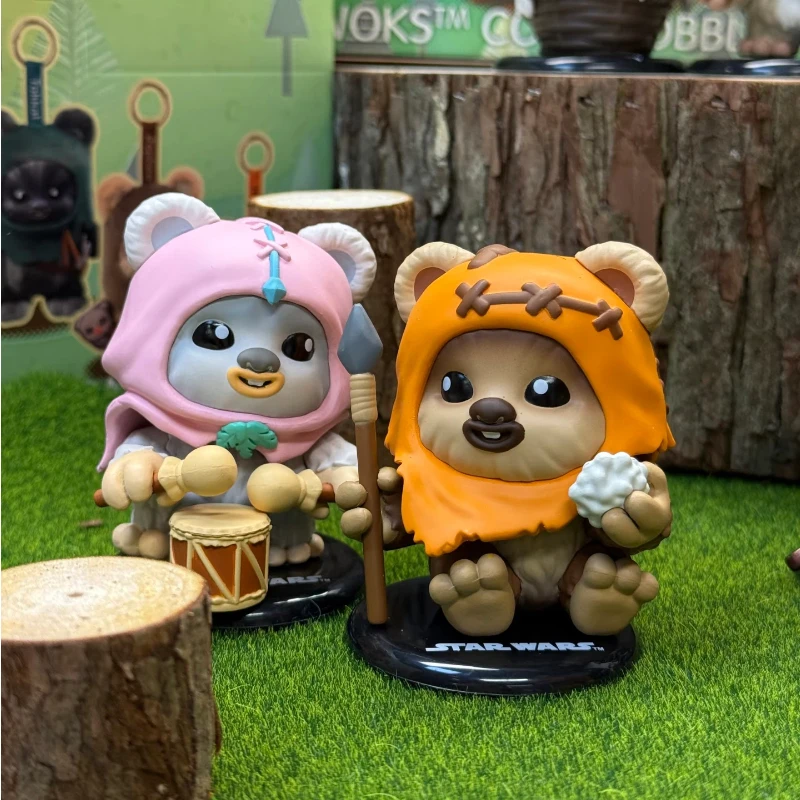 Figura de Acción Original de Hot Toys, Ewok Cosbi con Cabeza Móvil, Caja Ciega de PVC, Linda Muñeca en Miniatura, Decoración de Dibujos Animados, Juguete, Regalos de Cumpleaños para Niños