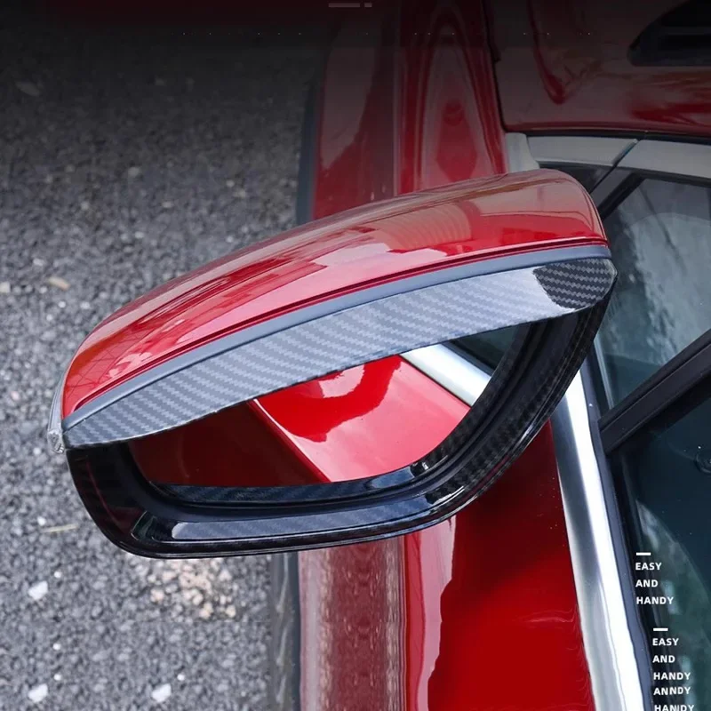 Car Side Rear View Mirror Rain Eyebrow Visor Frame Sequin For BYD TANG EV 2023 Weather Shield Cover Auto Accessories