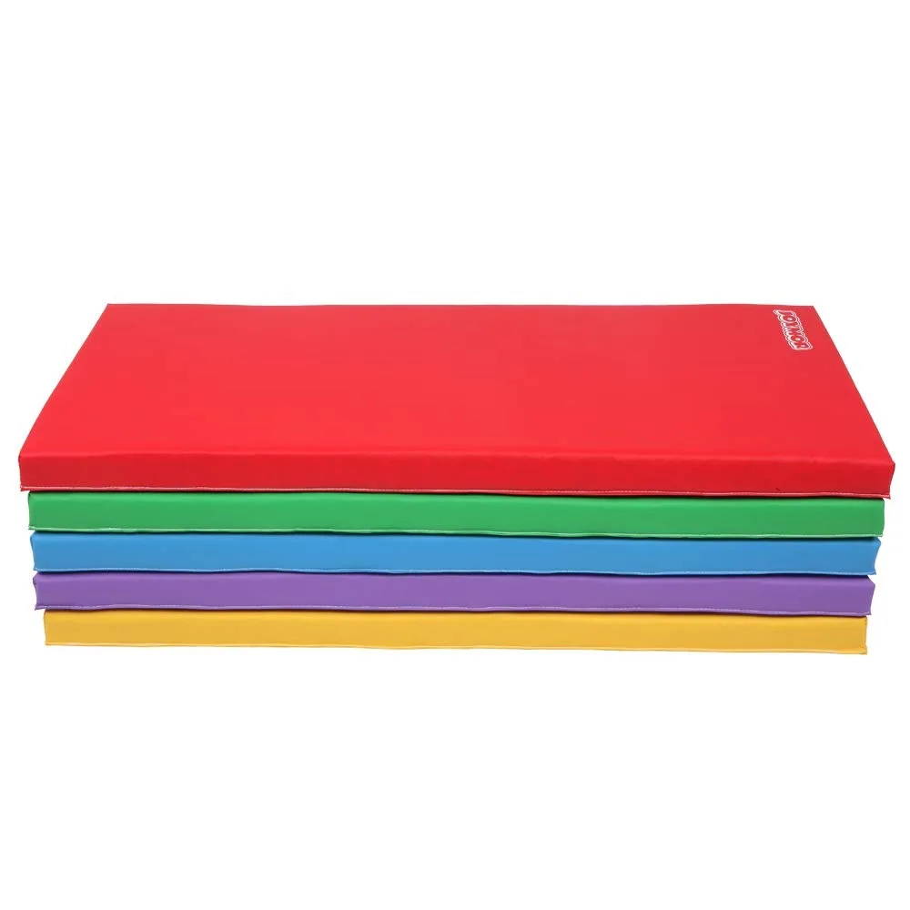 سجادة راحة سميكة مقاس 2 بوصة مكونة من 5 قطع من سجادة قيلولة للأطفال مع علامة اسم، سجادة نوم محمولة للأطفال الصغار للرعاية النهارية في مرحلة ما قبل المدرسة