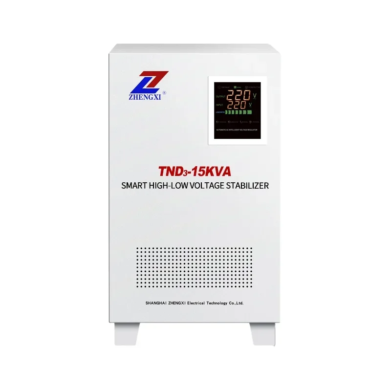 TND3-15KVA single phase 15KW LCD Smart home use servo  AC automatic Voltage Regulator stabilizer