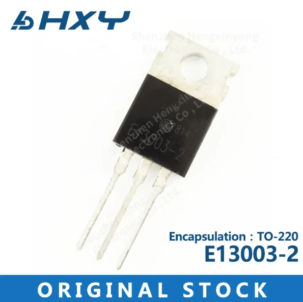 10PCS    E13003-2 13003 TO 220 in-line switching power transistor