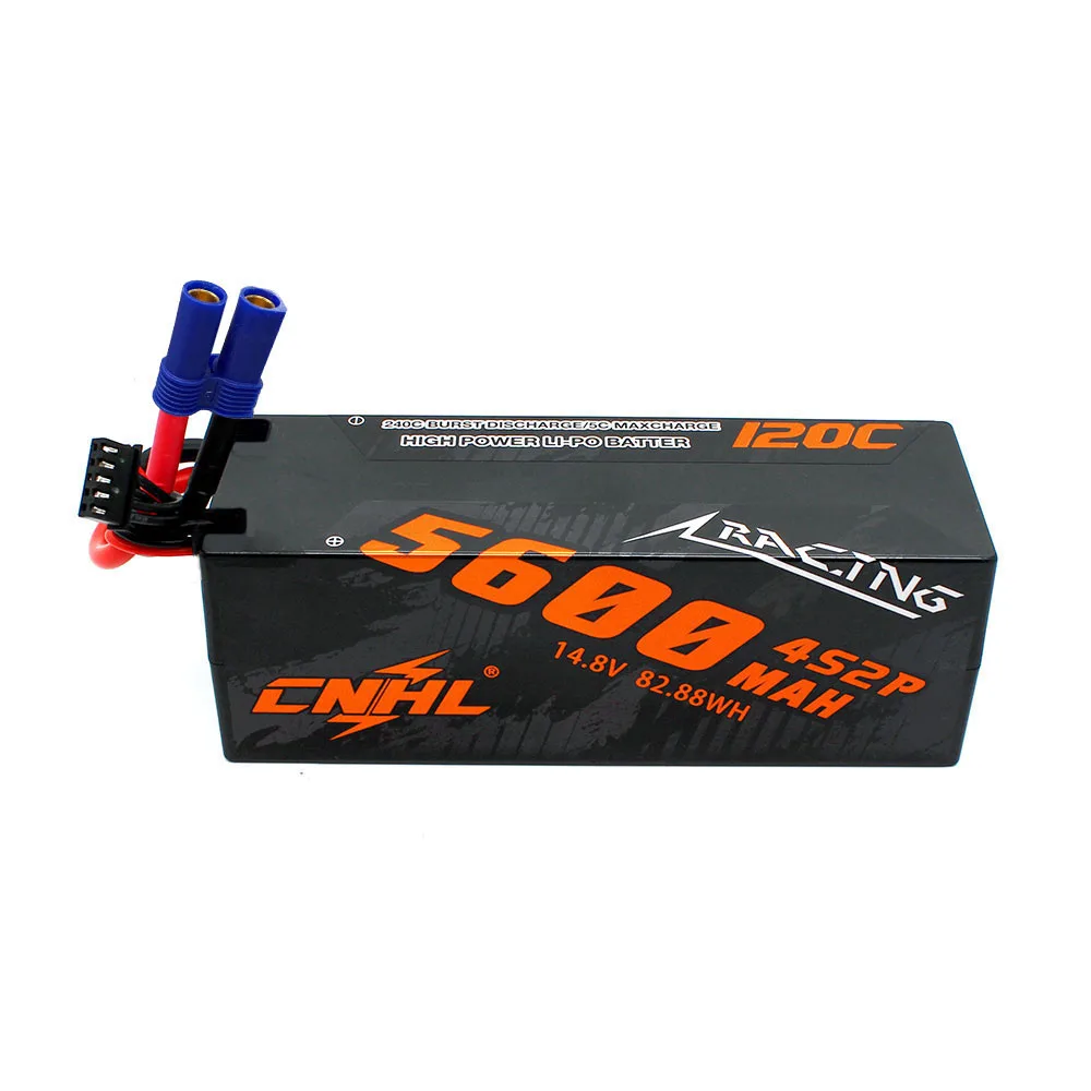 

CNHL Racing Series 5600 мАч 14,8 В 4S2P 120C Жесткий чехол 4S Lipo Батарея с EC5/Deans T Plug