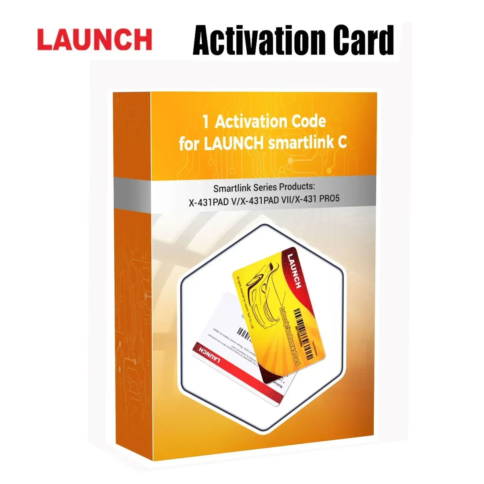 One Times Launch Activation Card For Launch X431 Smartlink C V2 Super Remote Diagnosis Function PK Smartlink B ( No shipping )