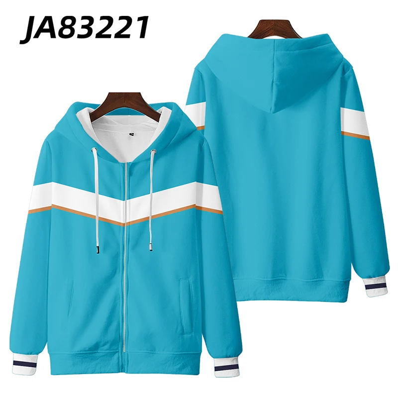 3D Uma Musume Pretty Derby Zip Up Hoodie Women Men Graphic Sweatshirt Streetwear Nice Nature Cosplay Zipper Hooded Jacket