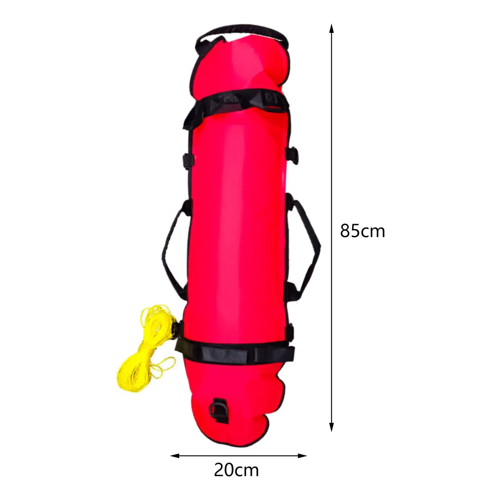 Bouée de plongée haute visibilité, portable, signal professionnel