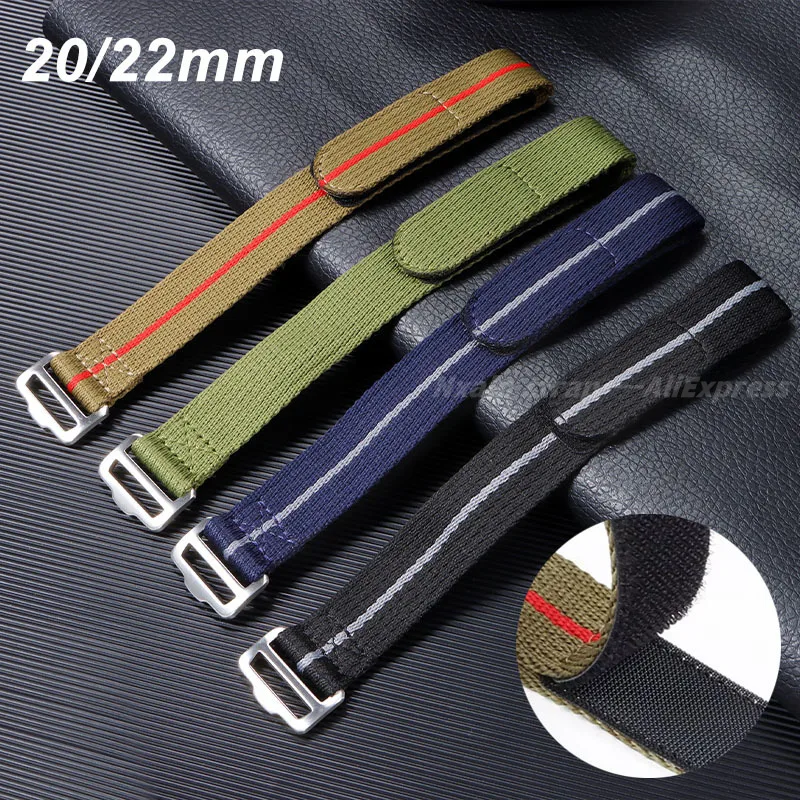 20mm 22mm Nylon Watch Strap for Tudor for Seiko Bracelet Men Women Military Sports Canvas Fabric Watchband Replacement Wristband