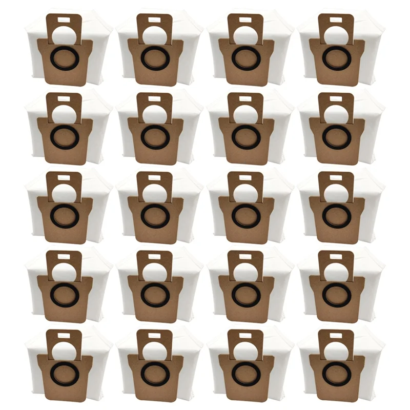The New 20PCS Replacement Dust Bag for Omni 1S X10+ Robot Vacuum Cleaner Accessories Garbage Bag Parts