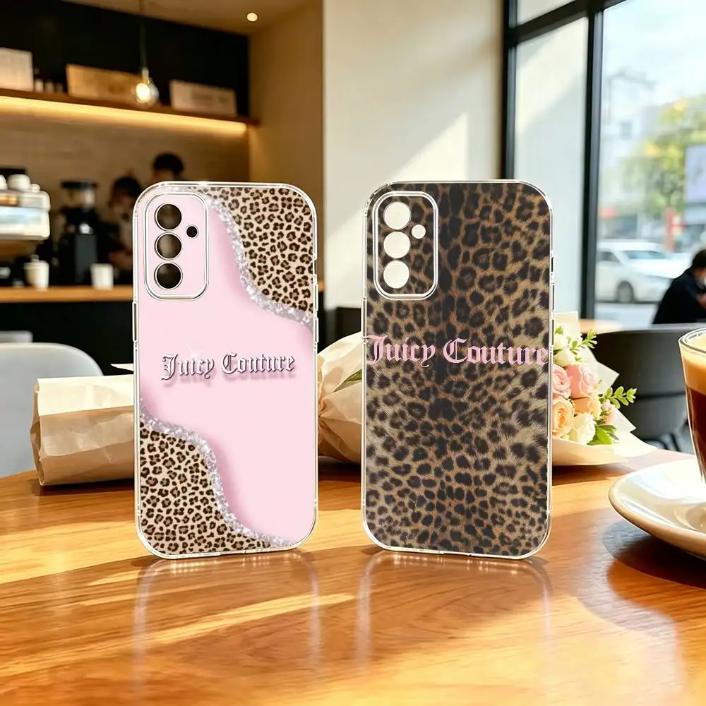 Fashion Luxury brand J-juicy C-couture  Clear Transparent soft Phone Case For Samsung A71, A70, A52, A51, A40, A30, A20