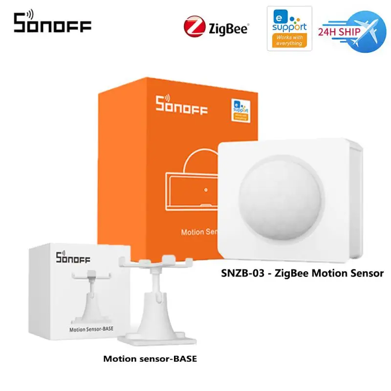 

Датчик движения SONOFF SNZB-03 MINI Zigbee, датчик движения для умного дома, уведомление об опасности через приложение Ewelink, работает с SONOFF ZBBridge