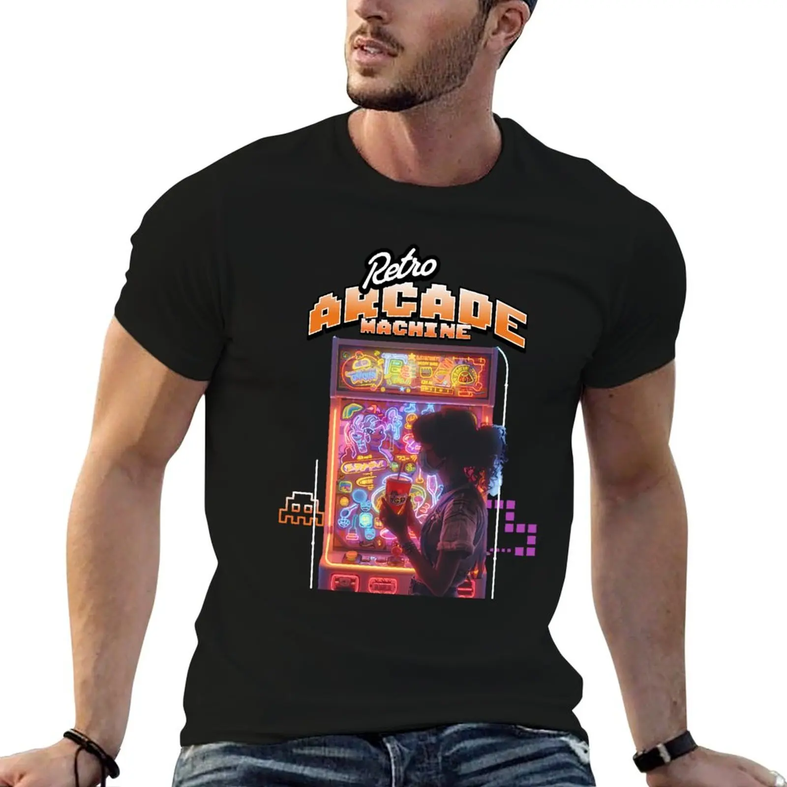 Arcade Digital Art: A Booming Market for Collectors T-Shirt t shirt for man man t shirt designer anime tshirt T-shirt