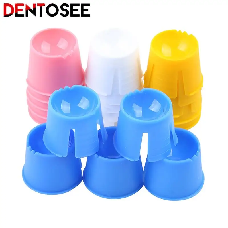 

100Pcs Dental Mixing Cup Bowls Multi-Purpose Dappen Dish Bowls Mixed Color Dental Disposable Consumables