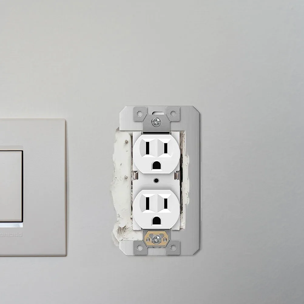 

10Pcs Electrical Outlet Spacers Wall Plate Shim Loose Socket Repair Outlet Box Extender Electrical Device Leveling