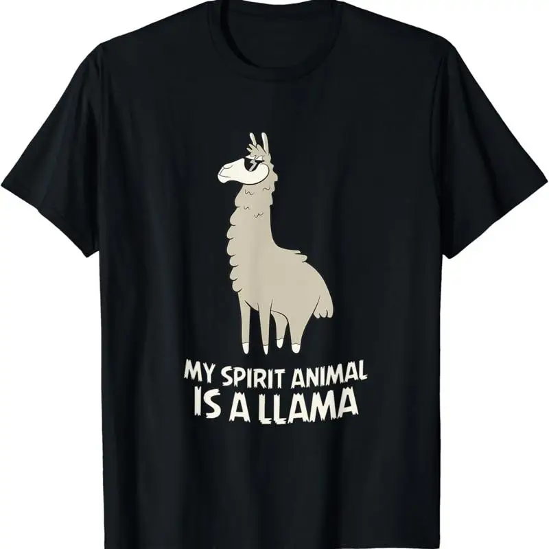 Llamas Are My Spirit Animals Alpaca Llama T Shirt