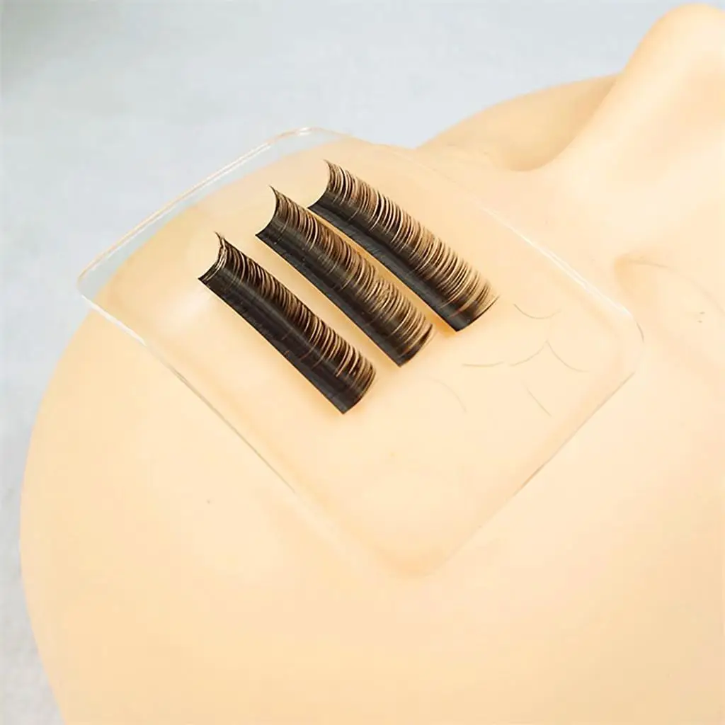 5pcs Silicone Eyelash Extensions Stand Pallet Support Eyelash Tray