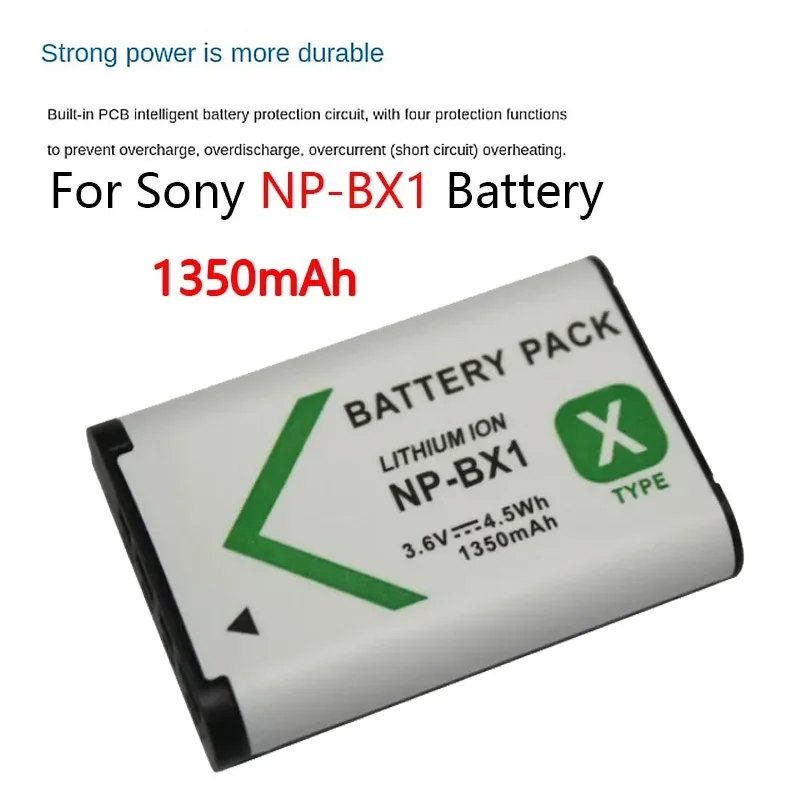 

High Quality 1350mAh NP-BX1 NP BX1 Battery for Sony DSC RX1 RX100 M3 M2 RX1R GWP88 PJ240E AS15 WX350 WX300 HX300 HX400 Camera