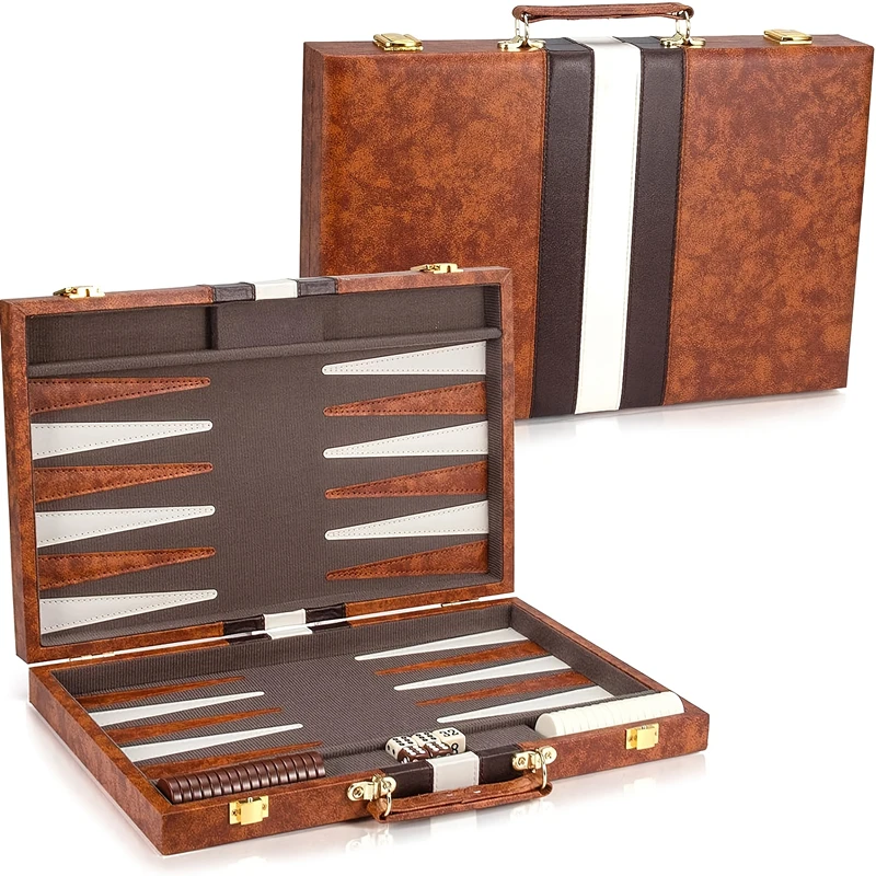 Classic game set, 38cm/15inch folding board, standard version, portable travel game, ideal gift for strategy enthusiasts