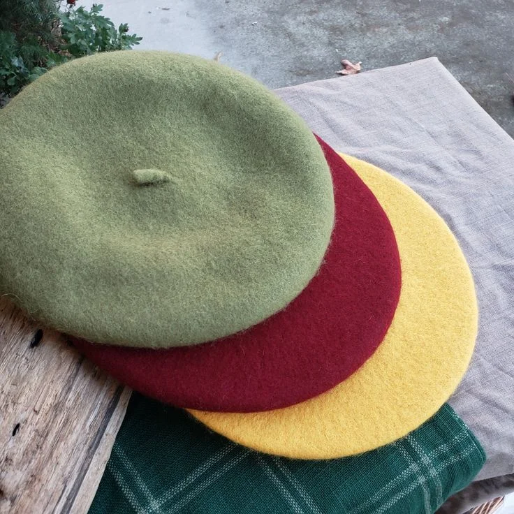 قبعات شتوية من الصوف الصلب للنساء قبعة رسام نسائية ملونة 모자 Bashпка femininska gorros invierno mujer 베еモ