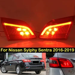 DECHO 2pcs LED Taillight For Nissan Sylphy Sentra 2016 2017 2018 2019 Brake Light Rear bumper Taillights taillamps tail light