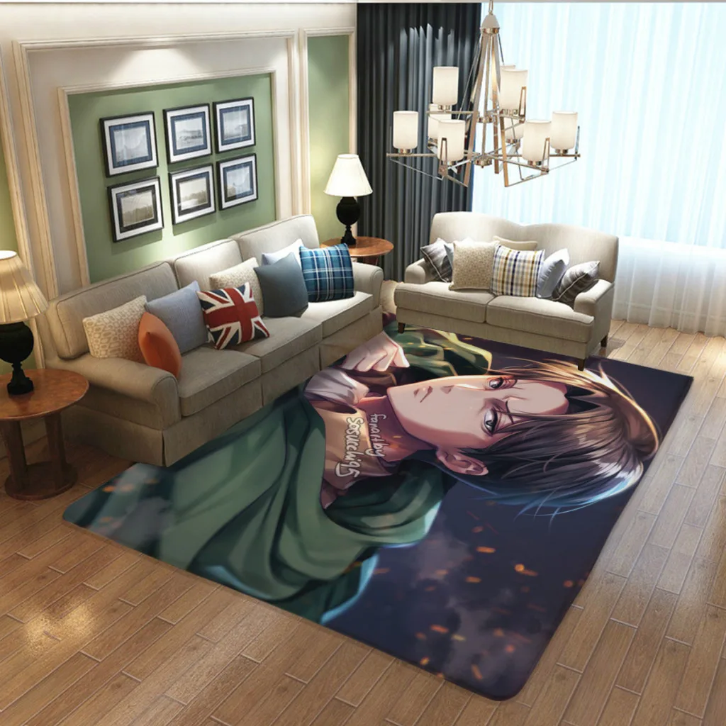 Attack On Titan Large Size Living Room Rug Light Luxury Sofa Floor Mat Full Shop Home Room Bedroom