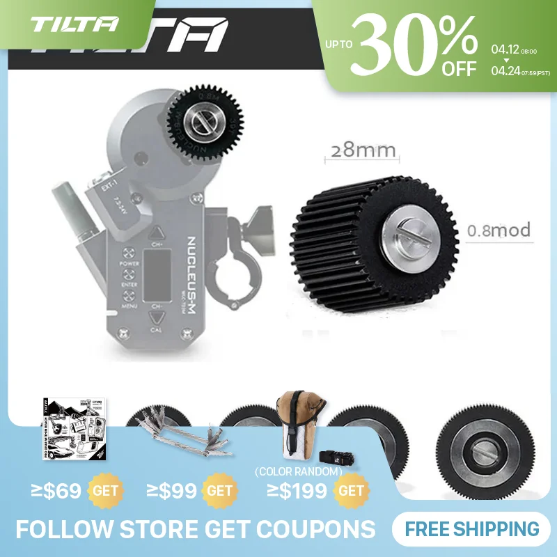 

Моторные шестерни TILTA Nucleus-M Mod 0,4, 0,5, 0,6, 0,7, 0,8, 0,8 (толщина 28 мм)
