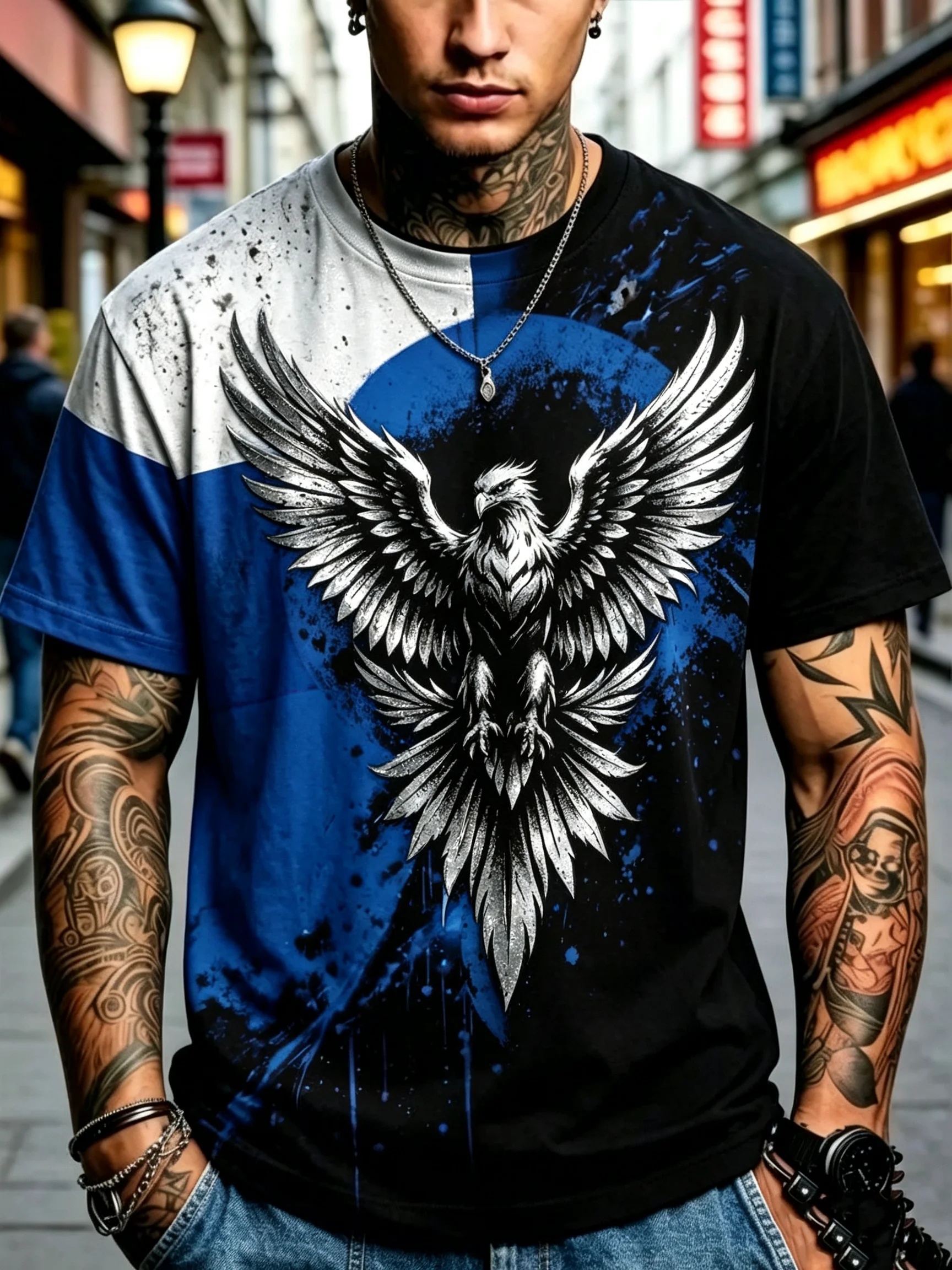 Summer Clothing Affordable - Men's Clothing 3D Print T-shirtoversized Loose