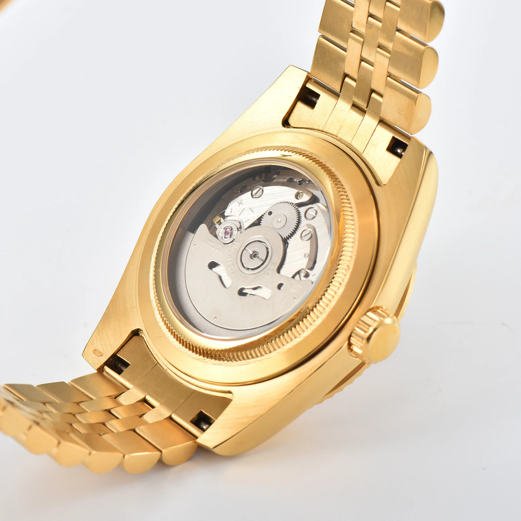 36mm/39mm luxury automatic watches NH35 for men with Arabic 28.5mm NH35 dial and Japanese NH35 automatic mechanical movement